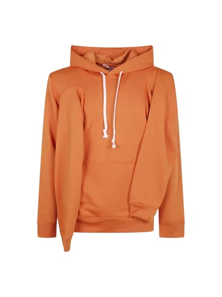Dzianinowa bluza Comme Des Garcons pomarańczowa
