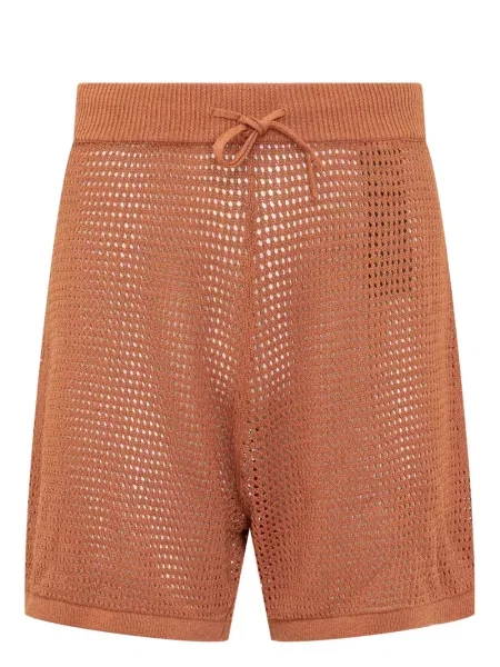 Pantaloni scurți Nanushka tricotate portocaliu