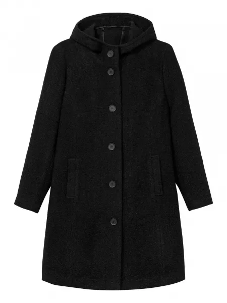 SHEEGO Prehoden plašč črna