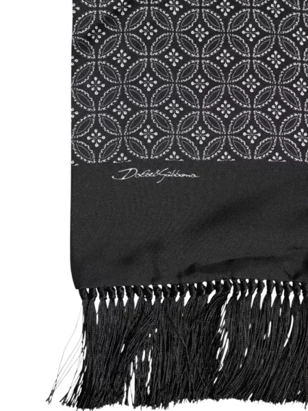 Κασκόλ Dolce & Gabbana μαύρο
