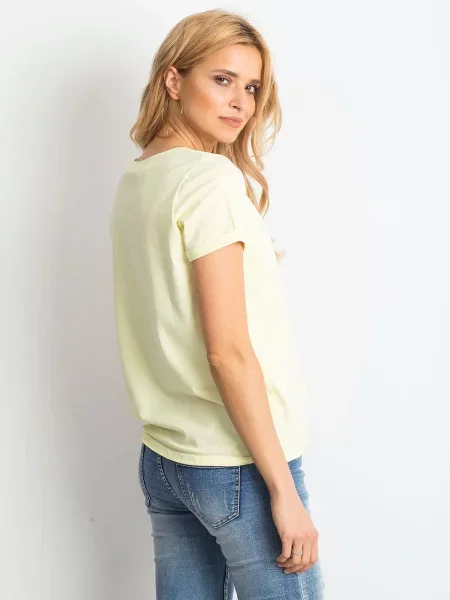 Tricou Fashionhunters galben