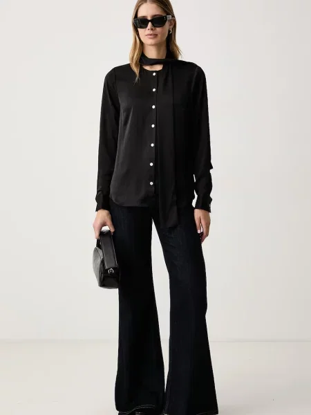 MICHAEL Michael Kors cămașă pentru femei negru