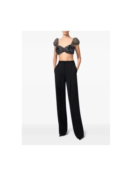Bluzka Elisabetta Franchi w grochy czarna