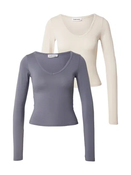 Studioselect Tričko Bianca / tmavě šedá béžová