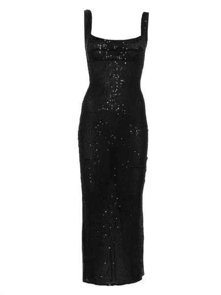 Rochie midi Atu Body Couture până la genunchi de costum negru