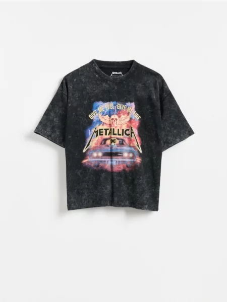 Reserved tričko Metallica čierna