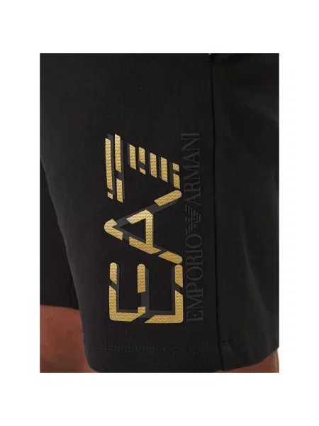 Sportovní kraťasy Emporio Armani černé