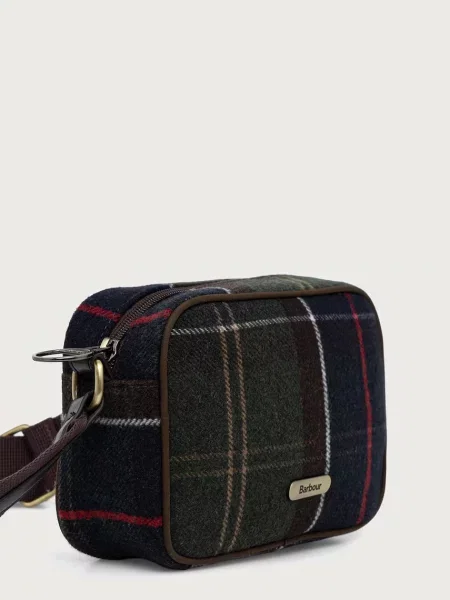 Geantă Barbour de lână verde