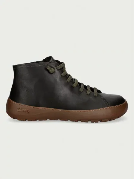 Pantofi Camper din piele verde
