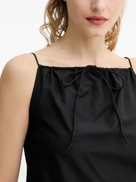 Top By Malene Birger din dantelă negru