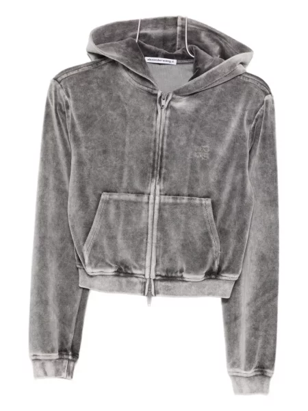 Hanorac cu glugă Alexander Wang gri