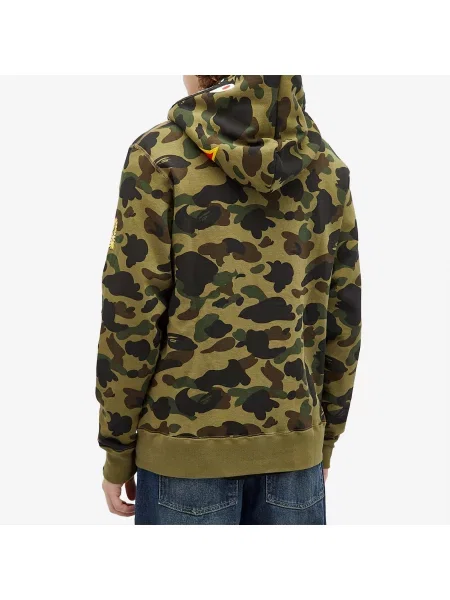 Bluza z kapturem A Bathing Ape® zielona