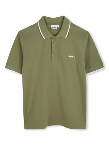 Koszulka polo dziecięca Bosswear zielona