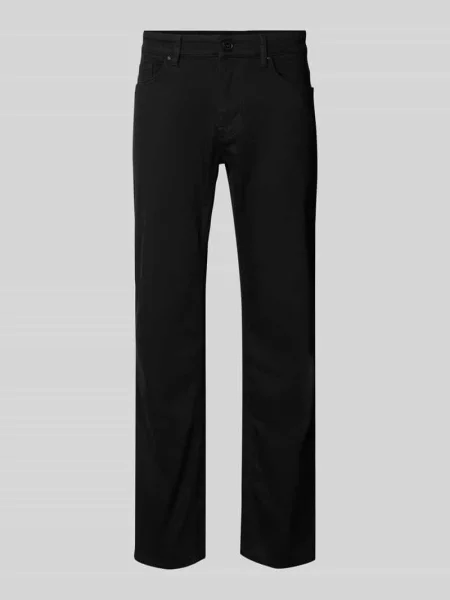 Dżinsy w kroju regular fit z zapięciem na guzik model MITCH' Joop! Jeans czarne