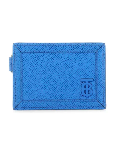 Portfel Burberry skórzany niebieski