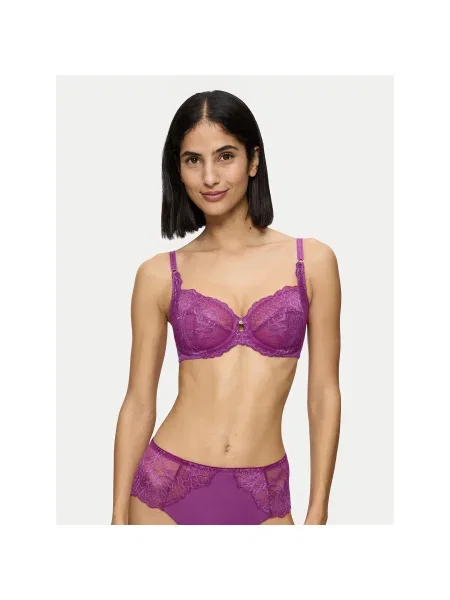 Triumph Melltartó alsó huzallal Wild Peony Florale lila