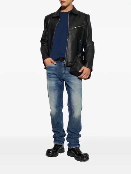 Pulover Diesel cu autograf albastru
