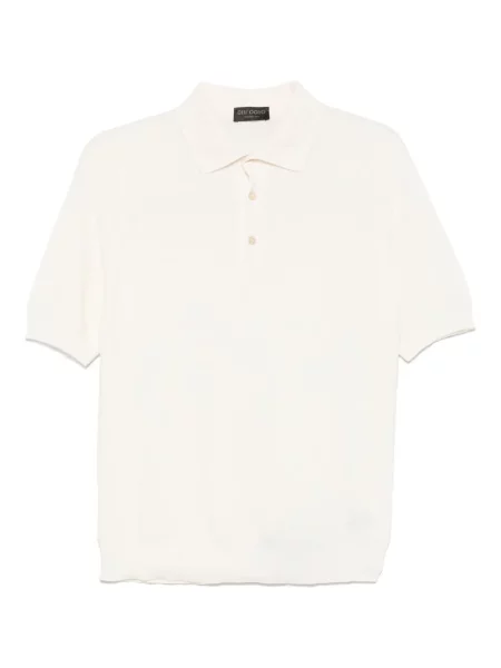 Polo Dell'oglio tricotate alb