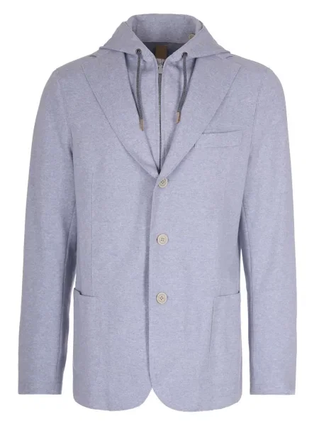 Яке Eleventy с качулка синьо