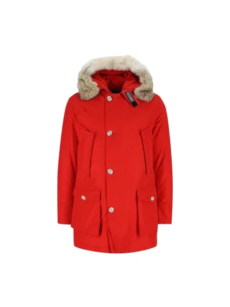 Parka Woolrich czerwona