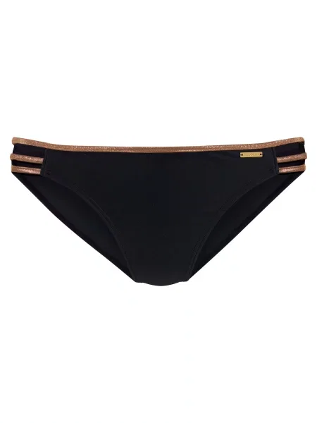 BRUNO BANANI Slip costum de baie auriu negru