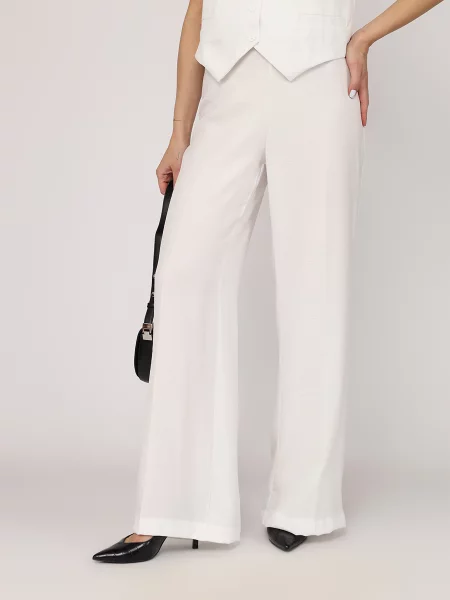 Лляні Штани повсякденні YUKI білий