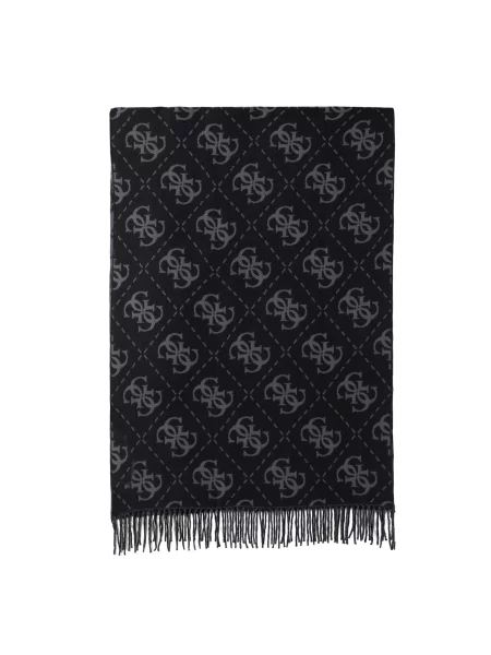 GUESS Fular gri negru