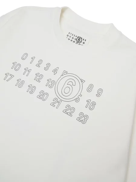 Dětské svetr Mm6 Maison Margiela bílý