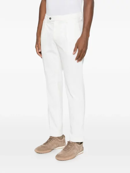 Pantaloni Vela Shop conici alb