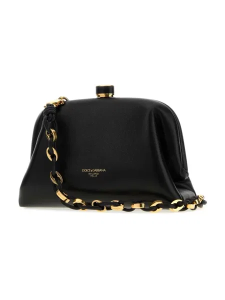 Torebka Dolce And Gabbana skórzana czarna