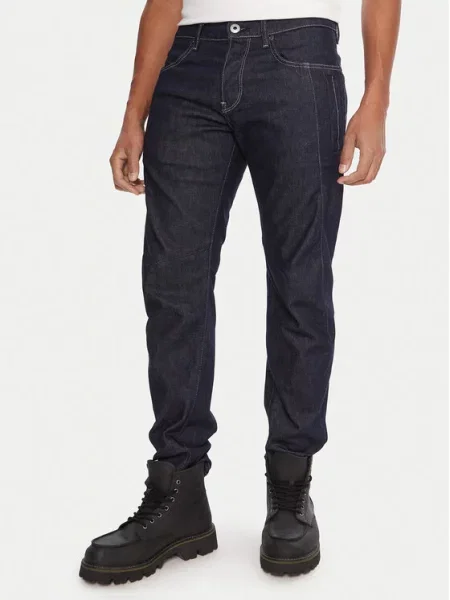G-Star Raw Jeans hlače Contor 3D Mornarsko modra