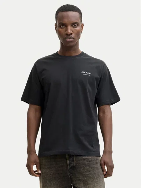 JACK & JONES Majica JJEARCHIVE / bijela crna