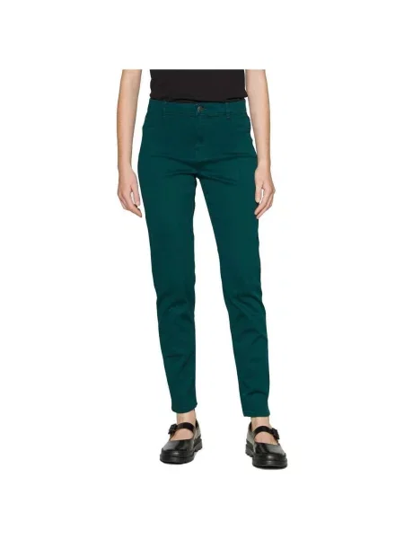 Hlače Naf Naf zelena