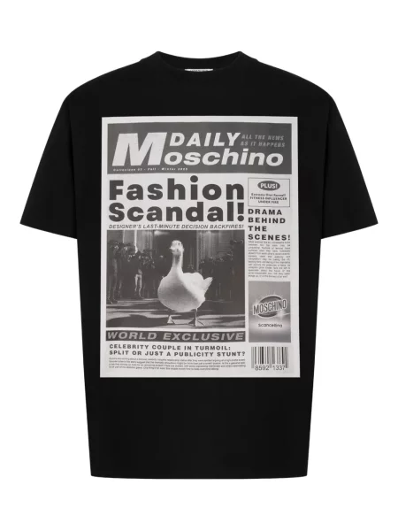 Tricou Moschino cu imagine negru