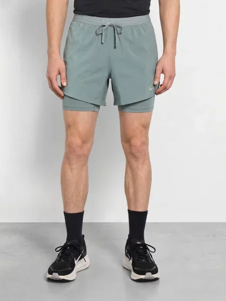 Nike Szorty Do Biegania 2 W 1 Stride grau szare