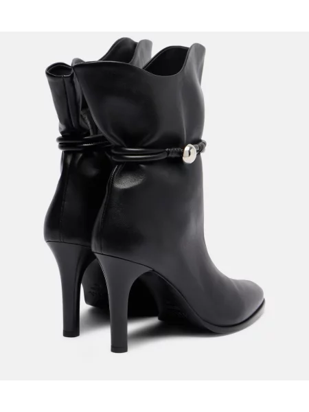 Cizme scurte Isabel Marant din piele negru