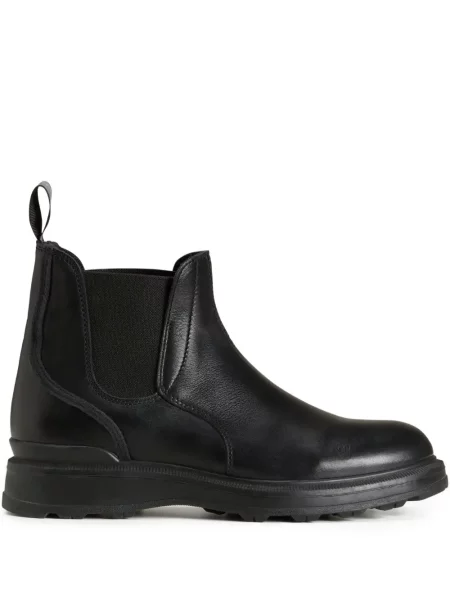 Botine Woolrich din piele negru