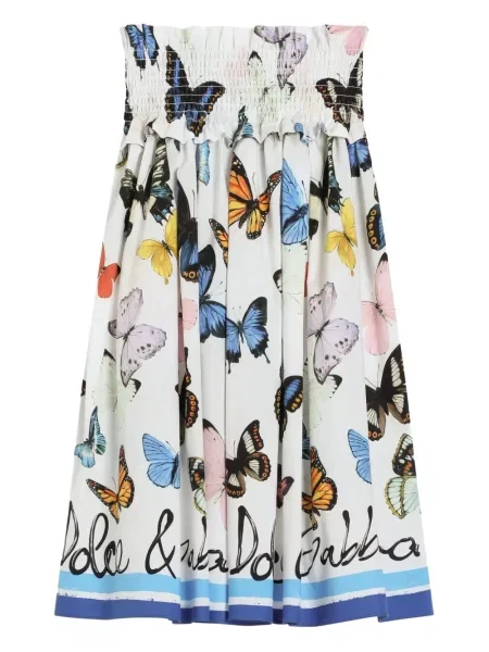 Spódnica midi dziecięca Dolce And Gabbana biała