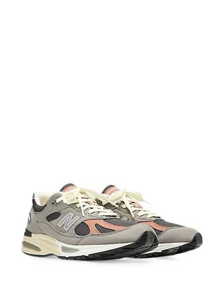 Sneakers New Balance με κορδόνια με δαντέλα γκρι