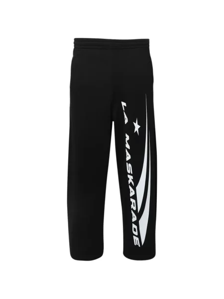 Pantaloni La Maskarade cu imagine alergare negru