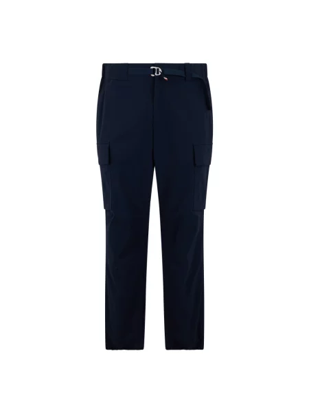 Spodnie Moncler niebieskie