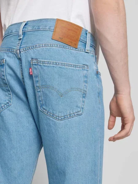 Jeansy o kroju wide leg model Levi's niebieskie