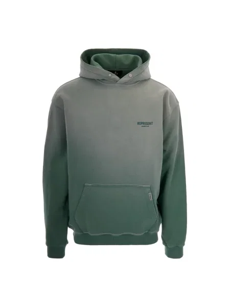 Bluza Represent z kapturem zielona