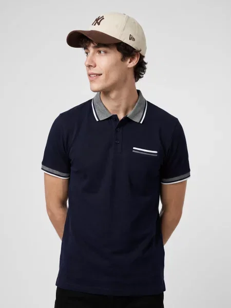 Tricou polo Botd albastru