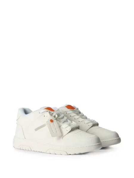 Sneakerși Off-white business alb