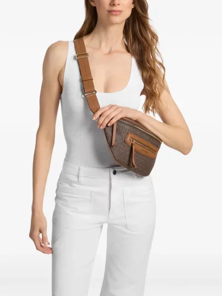 Cu centură curea Michael Kors maro