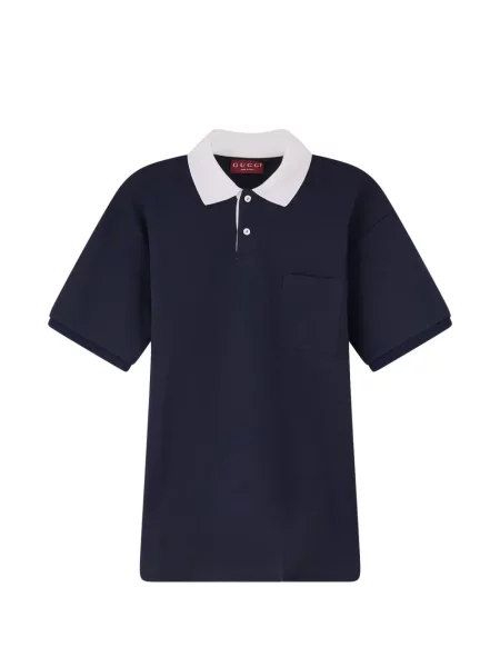Gulerat tricou polo Gucci albastru