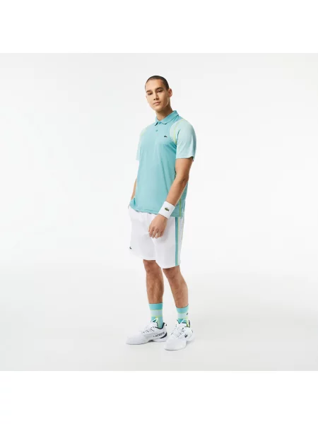 Lacoste Koszulka Polo Do Tenisa Z Z Recyklingu zielona