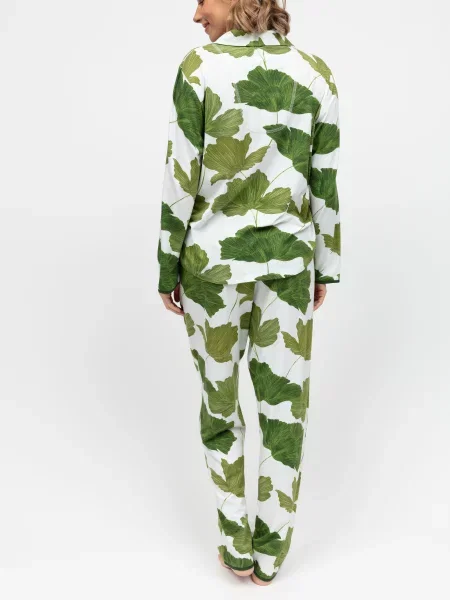 Піжама CYBERJAMMIES Olive бавовна/модал зелений