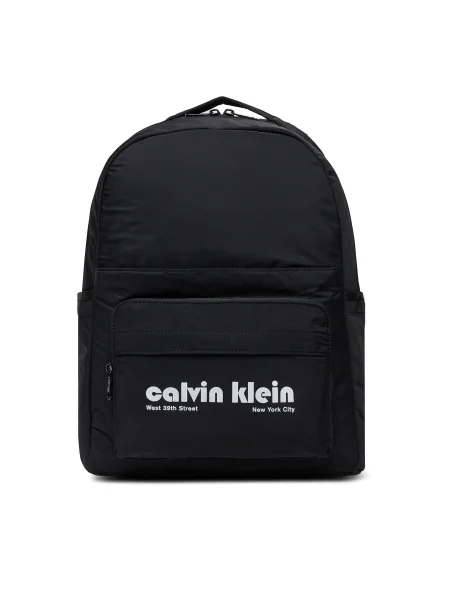 Calvin Klein hátizsák nagy nyomott mintás fekete